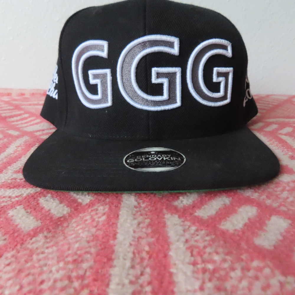 Authentic GGG Gennady Golovkin peoples champ Black Snapback Hat Rare!